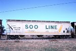 SOO Line Colormark covered hopper SOO #73973